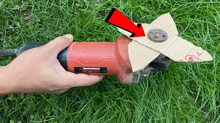 Why Not Patented Insert Cardboard Into Angle Grinder and Be Amazed