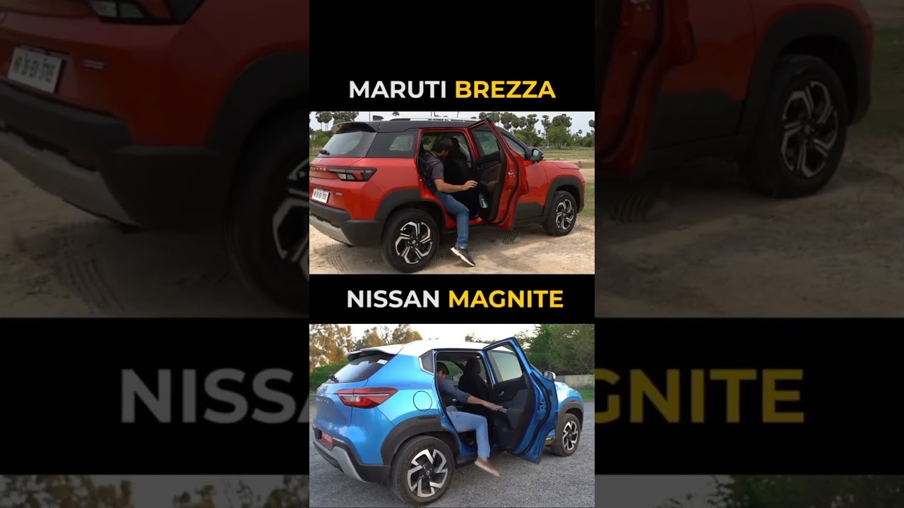 Which Is Best Maruti Brezza Vs Nissan Magnite 2022 In Seating Position 🤔