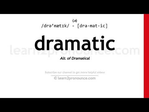 Video: Ar dramatiškas būdvardis?