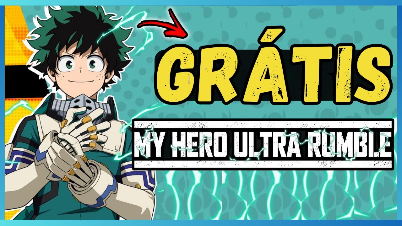 NOVO JOGO MULTIPLAYER GRATIS PRA PC E CONSOLE: MY HERO ULTRA RUMBLE #j