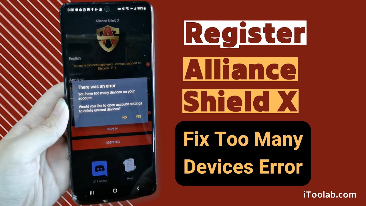 Create Alliance Shield X Account