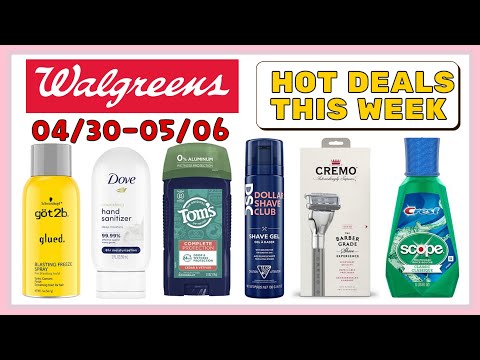 💁🏻‍♀️ Walgreens  Hot Deals This Week 04/30-05/06 | Digital Coupons Only! 😊