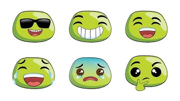 Vẽ biểu tượng cảm xúc ngộ nghĩnh - đáng yêu | How to Draw Emoji | Emoji Coloring Page