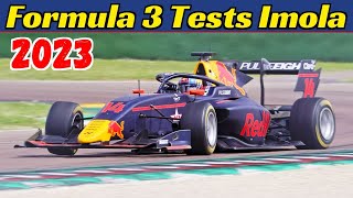 Formula 3 (F3) In-Season Testing at Imola Circuit - April 18, 2023 - 380Hp 3.4-Litre V6 Engine Sound