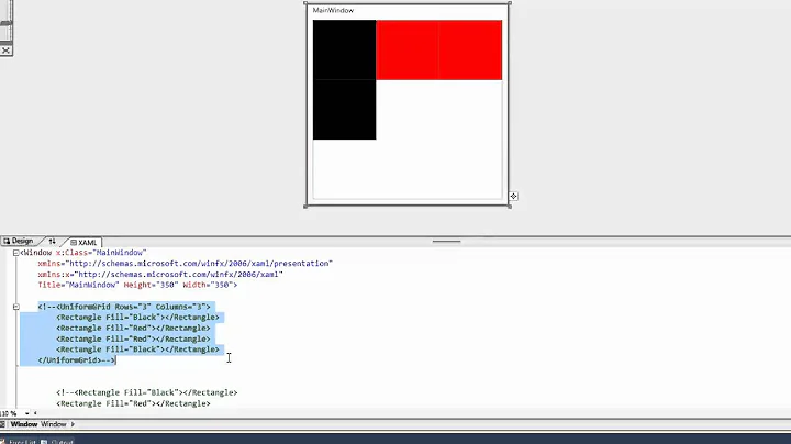 WPF Tutorial 12 - UniformGrid