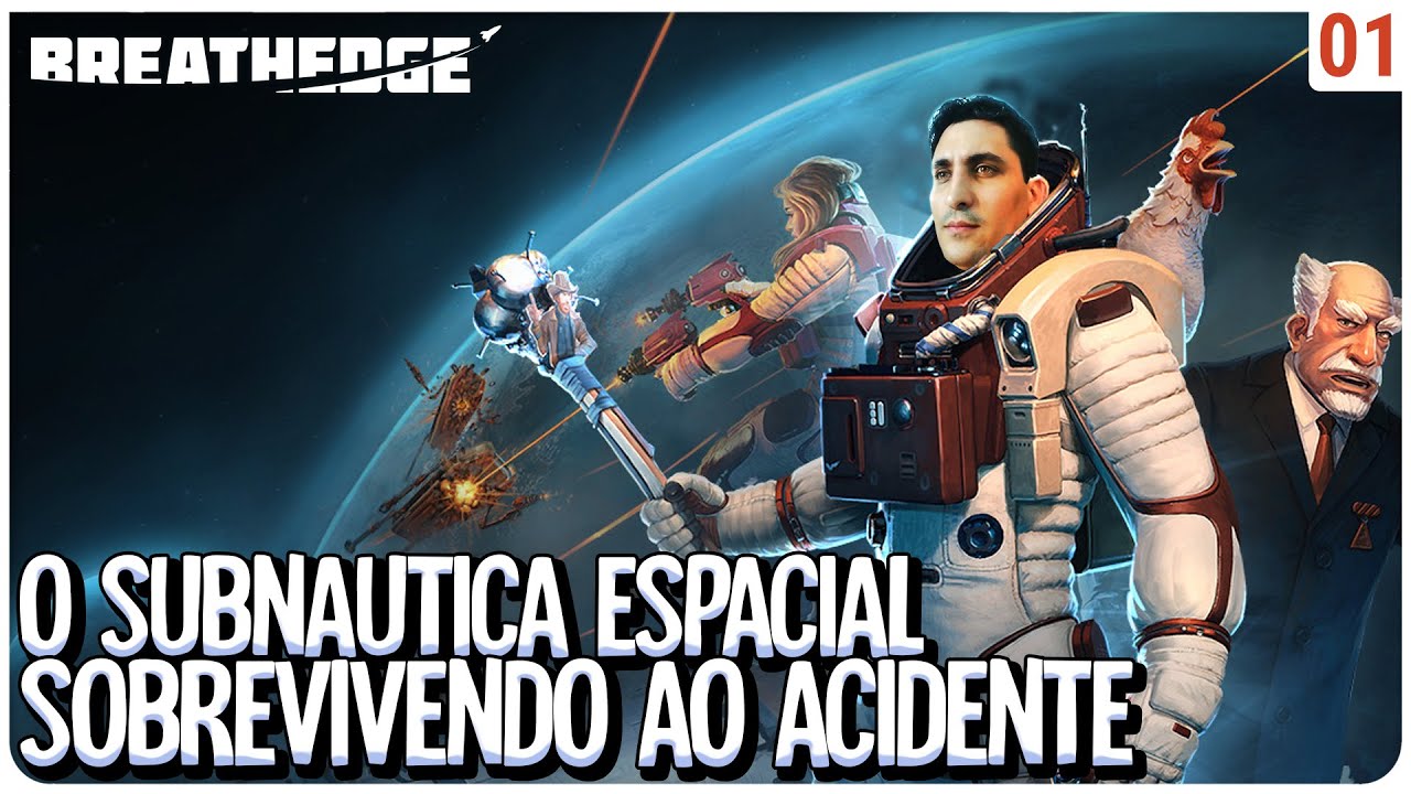 NOVO JOGO DE SOBREVIVÊNCIA NO ESPAÇO 🚀 - BREATHEDGE 