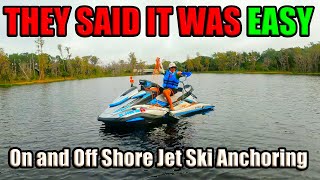 How to anchor a Jet Ski Off Shore in Deep Water and on Shore? - Yamaha Wave Runner or Seadoo Jetski screenshot 3