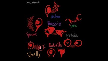 MAINS!!!  | #dandysworld #twisted #mains #astro #bassie #bobette #pebble #sprout #shelly #vee #edit