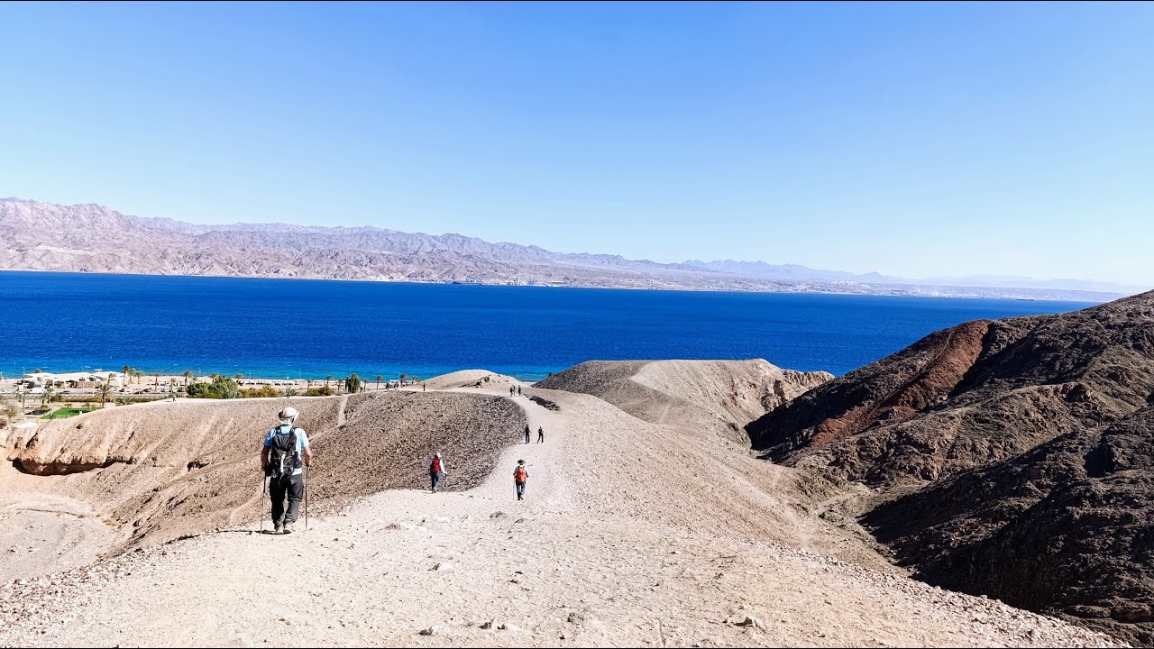 שביל ישראל מנחל יהושפט לאילת ( נחל גשרון, מעבר במנהרות, שביל הסכין, הר צפחות, מפרץ אילת, ים סוף)