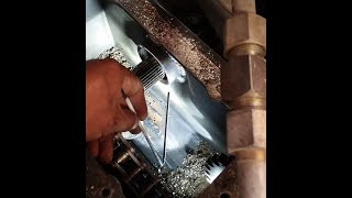 Bobcat Skidsteer Axle tube repair