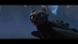 Toothless trying to impress the lightfury for almost 5 mins/4 mins