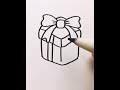 رسم هدية بطريقة سهلة وبسيطة Shorts 