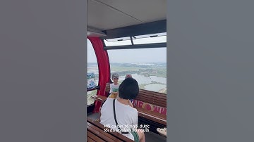 Trải nghiệm cáp treo thay phà cho hành trình du lịch Cát Bà #captreo #catba