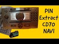 OPEL CD 70 Navi carpass pin code extract