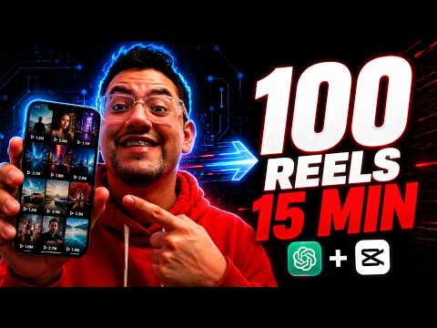 Crea 100 Reels en 15 Minutos con ChatGPT + CapCut (Para tu TIKOK - INSTAGRAM - YOUTUBE SHORTS)