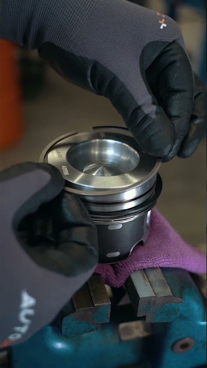 How to install a piston ring on a piston | #autodoc #carhack