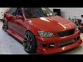 Wrapping The Wide Body Lexus IS300 (drift car) - pt.2