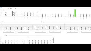 Ninjago Intro (Weekend Whip) Tab by The Fold + Guitar only + Guitar tab
