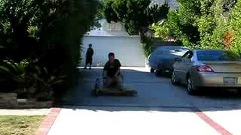 Homemade hovercraft Josh