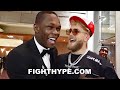 JAKE PAUL MEETS ISRAEL ADESANYA; TELLS HIM "I'M YOUR BIGGEST FAN" & GETS RESPECT ON ROBINSON KO