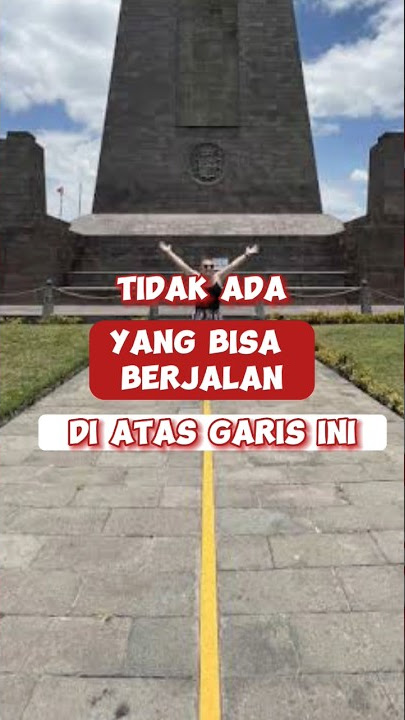 Ternyata Kita Tidak Bisa Berjalan di atas Garis Ini! #shorts