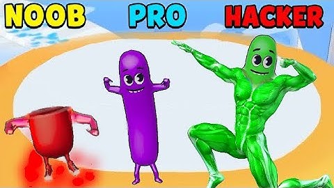 NOOB vs PRO vs HACKER - Wacky Run