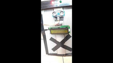 Video Prinsip Kerja Sensor Ultrasonik Pada Tempat Sampah Otomatis Berbasis Arduino