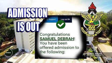 HOW TO CHECK AND PRINT KNUST ADMISSION LETTER, FEES AND BOOK ACCOMODATION