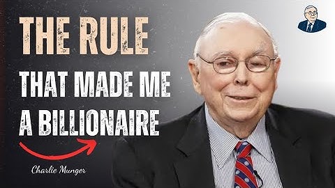 Charlie Munger: How To Never Lose Money The Most Important