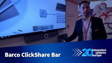 ISE 2024: Barco ClickShare Bar