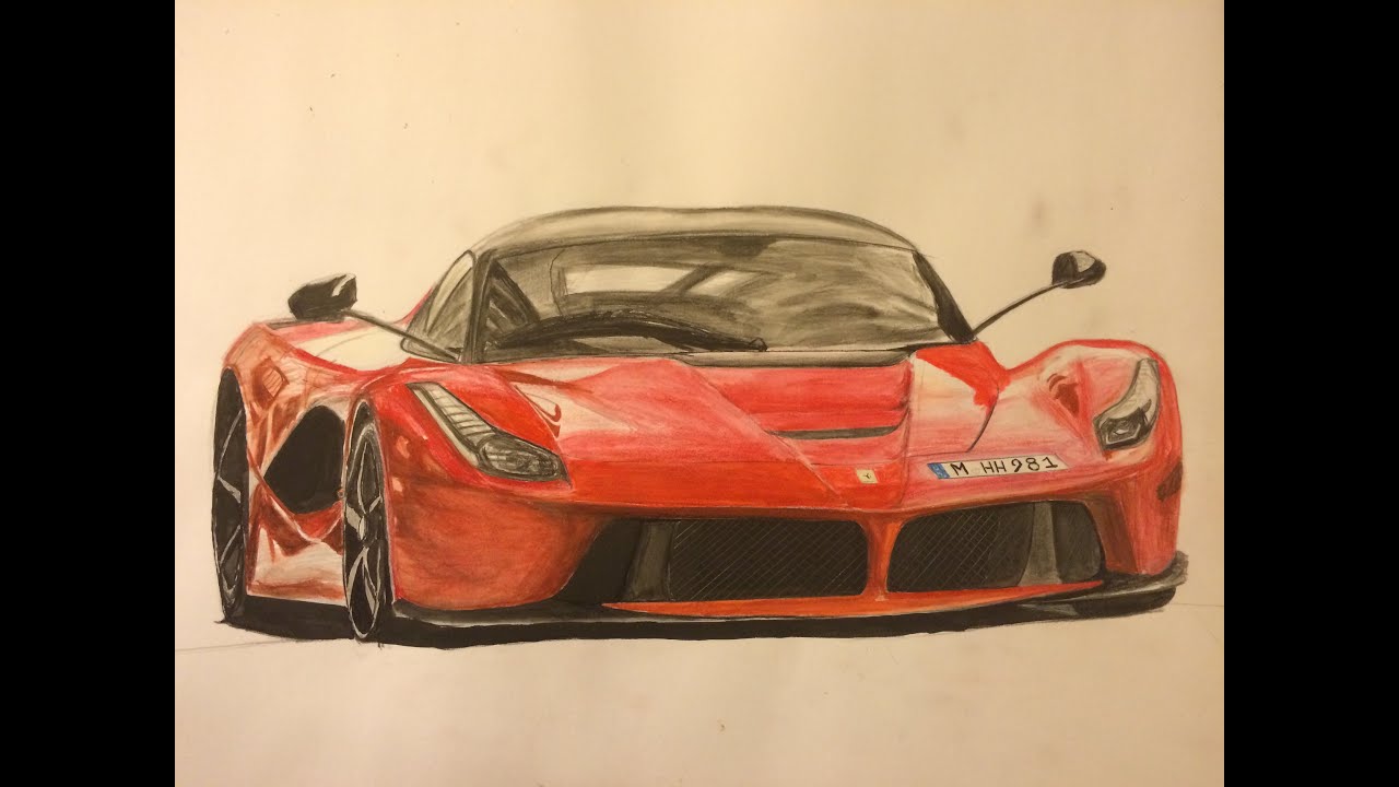 Drawing A Ferrari Laferrari