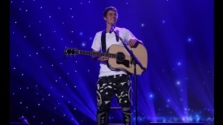 Justin Bieber - "Cold Water" acoustic @ The Ellen Show. (December 2016) chords