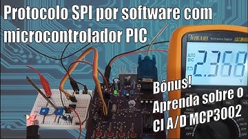 Protocolo SPI por software com microcontrolador PIC