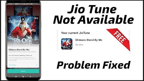 How to Set Jio Tune which is not available unavailable in JioSaavn | Unavailable Jio Tune Solution