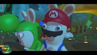 Mario + Rabbids Kingdom Battle 35 beating Valkyrie in Spooky Trails