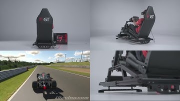 Next Level Racing Motion Plus Platform- Single Unit with F-GT Cockpit Combination