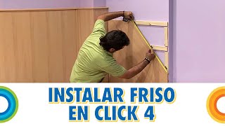 Instalar friso sistema click 2 - Lamas verticales (Bricocrack) 