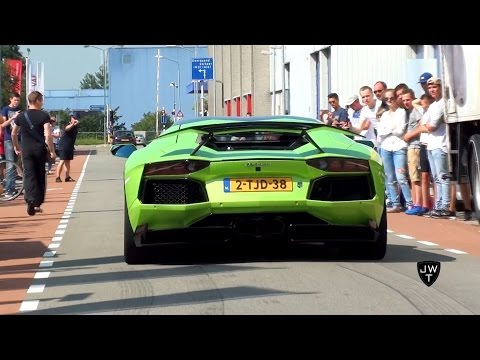 (NOVITEC) Lamborghini Aventador W/ Akrapovic Exhaust LOUD Acceleration SOUNDS!!