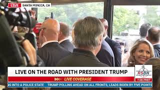 ［Breaking］President Donald J. Trump Stops At La Ice Cream Shop After Speech In Anaheim 9/29/23