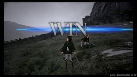 Attack On Titan 2 - Mikasa Ackermann Gameplay (80)