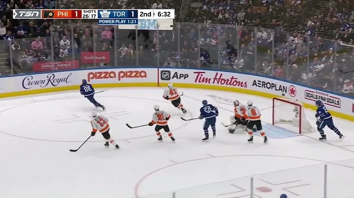 William Nylander scores a power play goal. April 1...