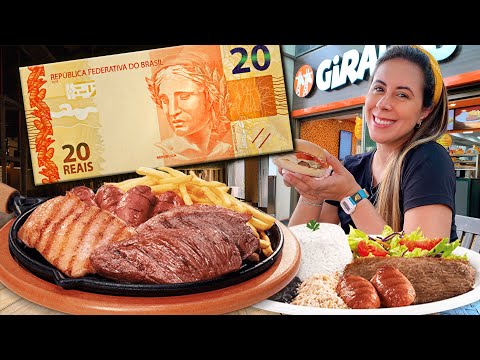 Como Comer Barato? R$20,00 NO GIRAFFAS: O Que Dá Para Comprar?