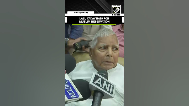 “Milna Chahiye Musalmano Ko…” RJD’s Lalu Yadav bats for Muslim reservation | Lok Sabha Elections