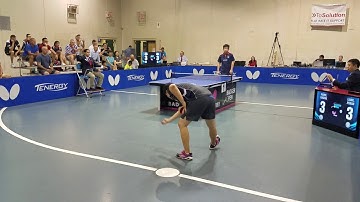 Zhen (Eugene) Wang (2805)  vs Jishan Liang (2694) - Open Singles Final