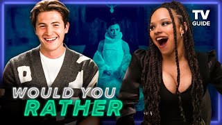 Vampire Academy Cast Plays Would You Rather | Sisi Stringer, Kieron Moore, Daniela Nieves