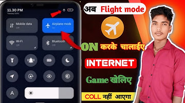 Flight mode mein internet kaise chalaye | how to use internet in aeroplane mode 2024