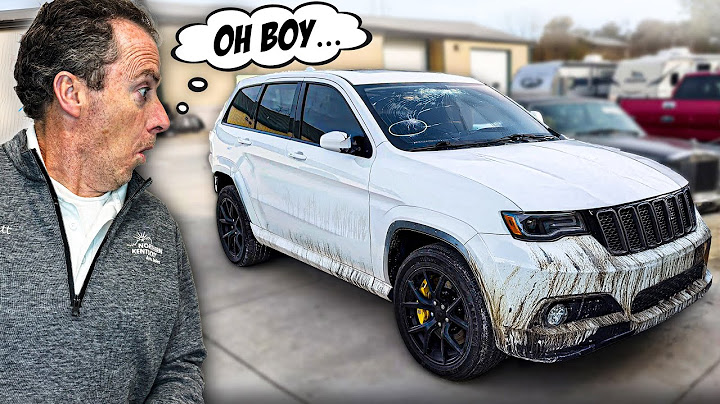 I Bought a $35,000 WATER DAMAGED Trackhawk From Copart...