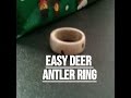 Deer Antler Ring