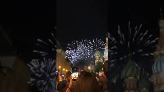 Москва день города 2019 салют на красной площади