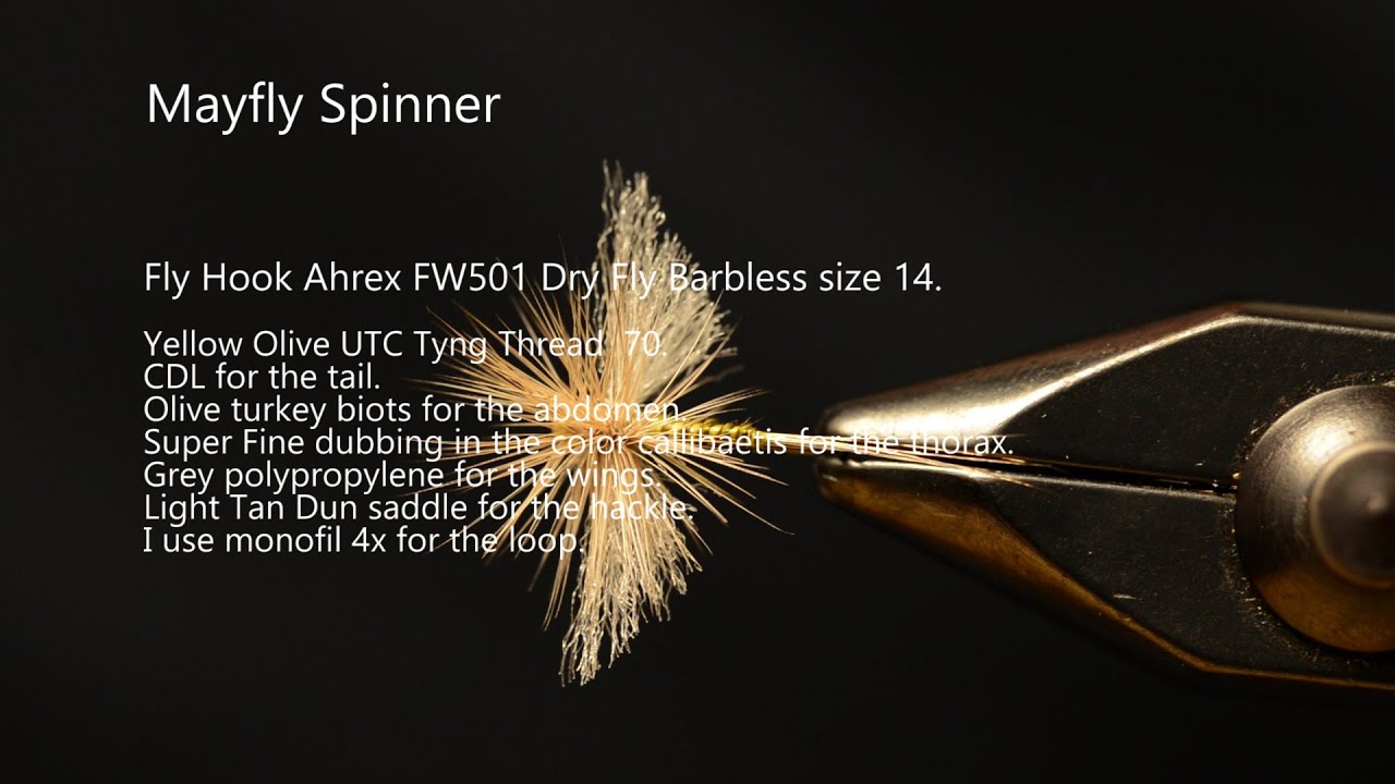 Mayfly Spinner - The found link hackle stacker variant - With Henrik Kure Nielsen